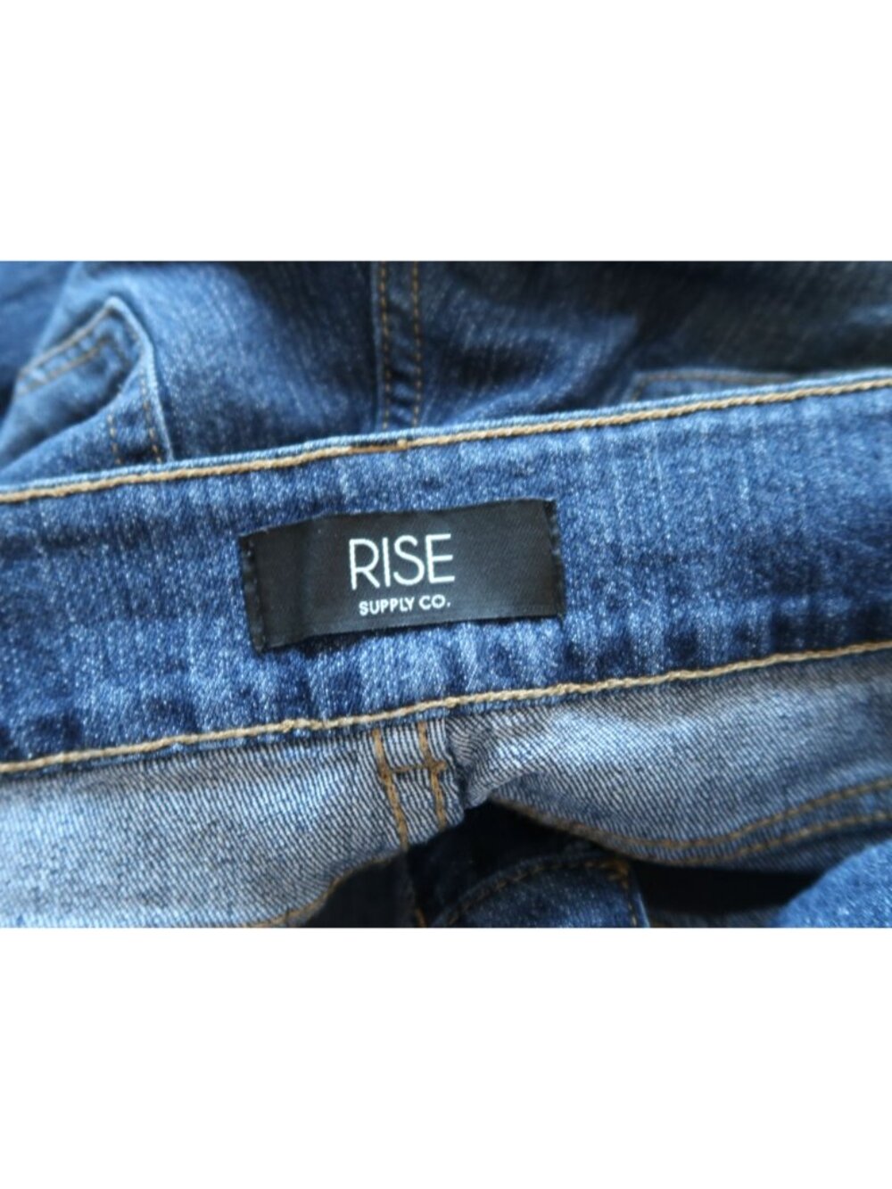 ✨3/$30 Rise Supply Co. 11 Juniors Womens Flare Dark Blue Denim Jeans - Picture 6 of 7